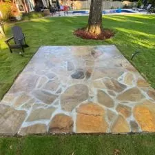 Flagstone Patio in Owens Cross Roads, AL