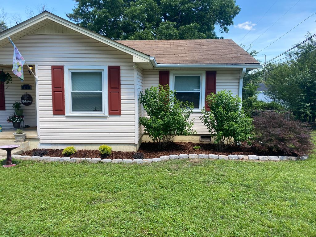 Flower bed makeover meridianville al