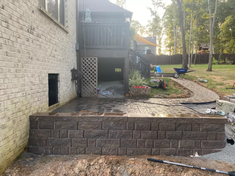 Paver Patio and Sidewalk Installation in Huntsville, AL