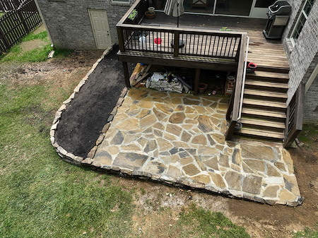How can retaining walls help prevent erosion and improve yard function